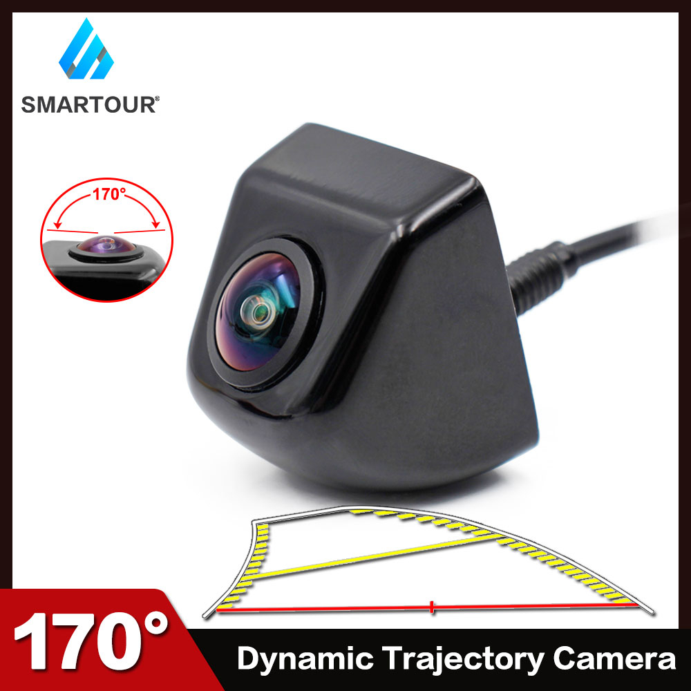 Smartour 170° Dynamic Track Car Rear View Camera Night Vision Car ...