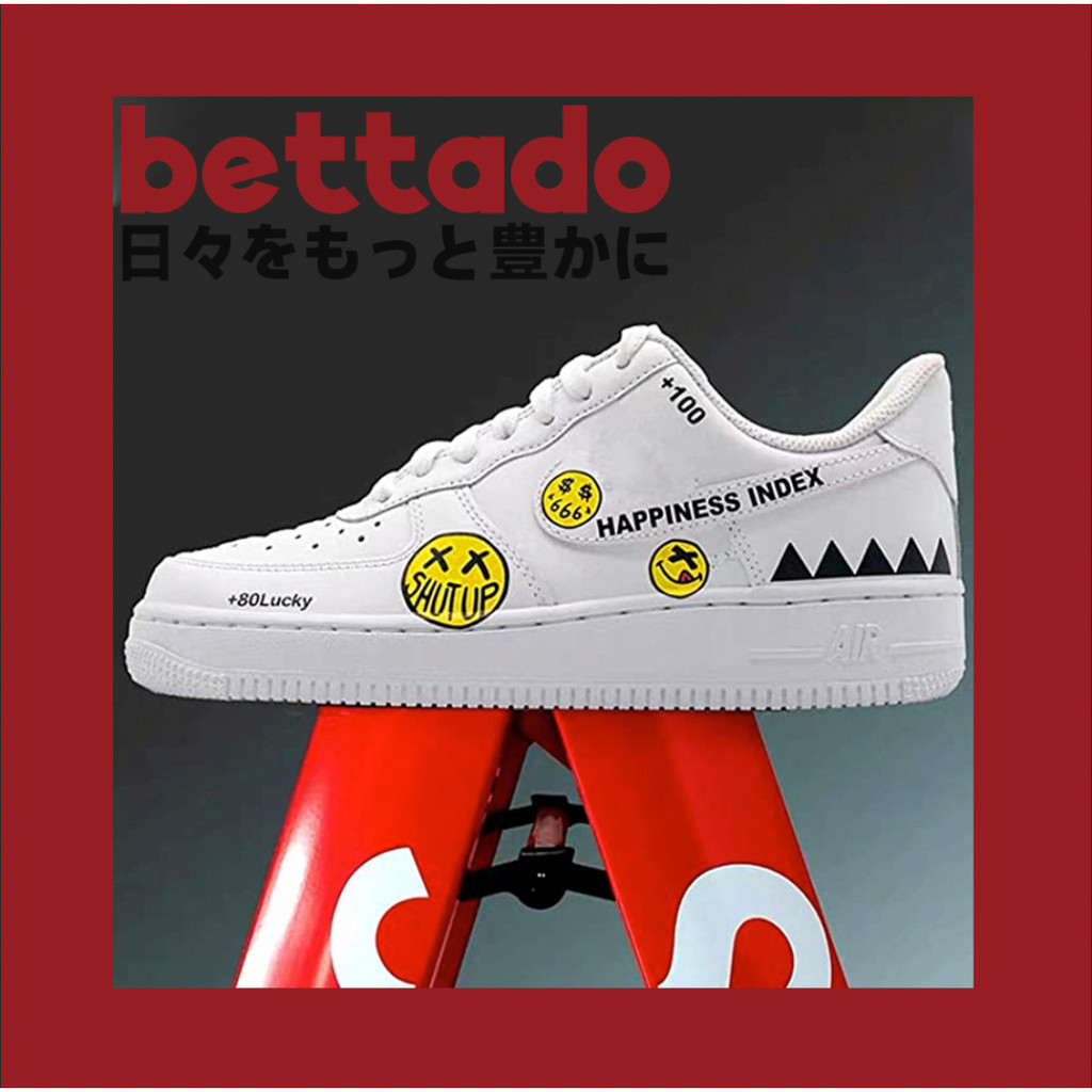 Ironing-Free Shoe Stickers For Air Force 1 Cute Smiley Pattern | Shopee ...