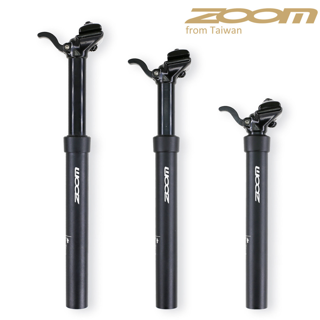 Zoom Adjustable Dropper Seatpost Manual Hand Control Wireless