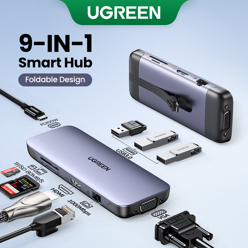 Ugreen 50209 4K USB Hub Silver
