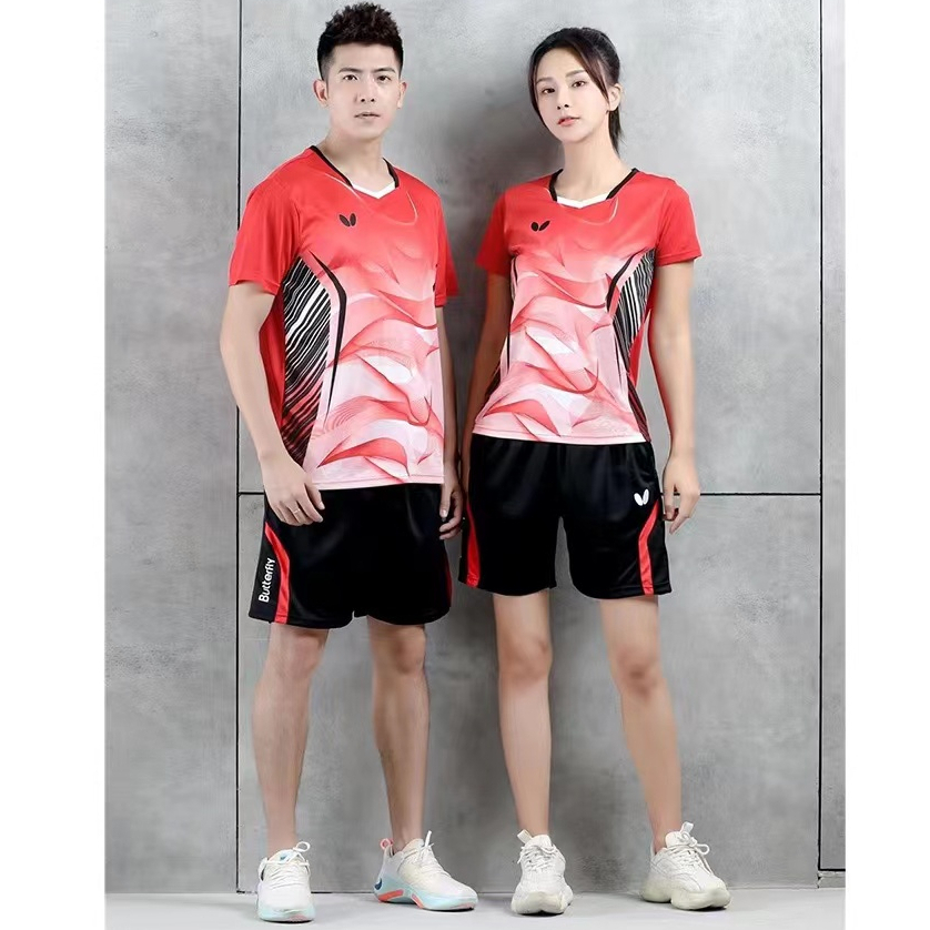 2023 New Butterfly Table Tennis Jersey Quick drying and breathable men