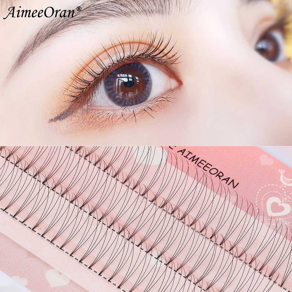 0.07 C 3D 8/9/10/11/12mm Wave Individual Eyelashes Extension | Shopee ...