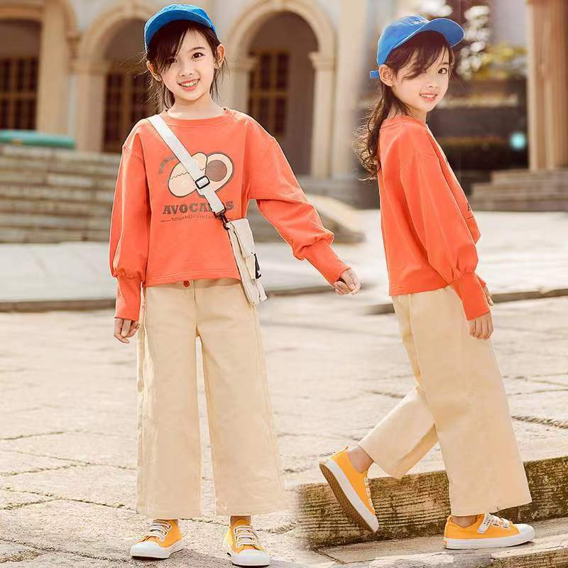 8 10 Years Girls Sweatshirt Leggings Outfit Clothes Set Korean