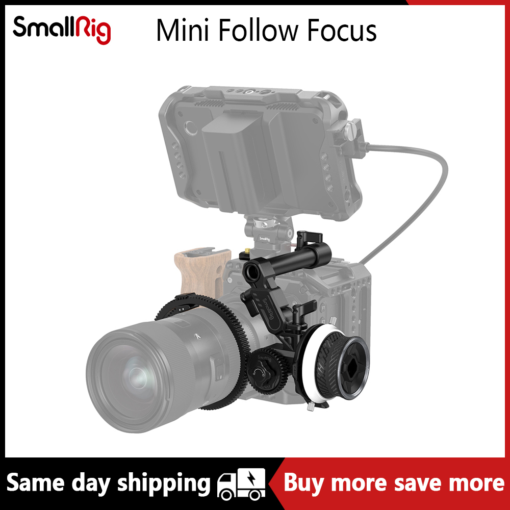 SmallRig Portable Mini Follow Focus Matte box quick focus Wireless Lens