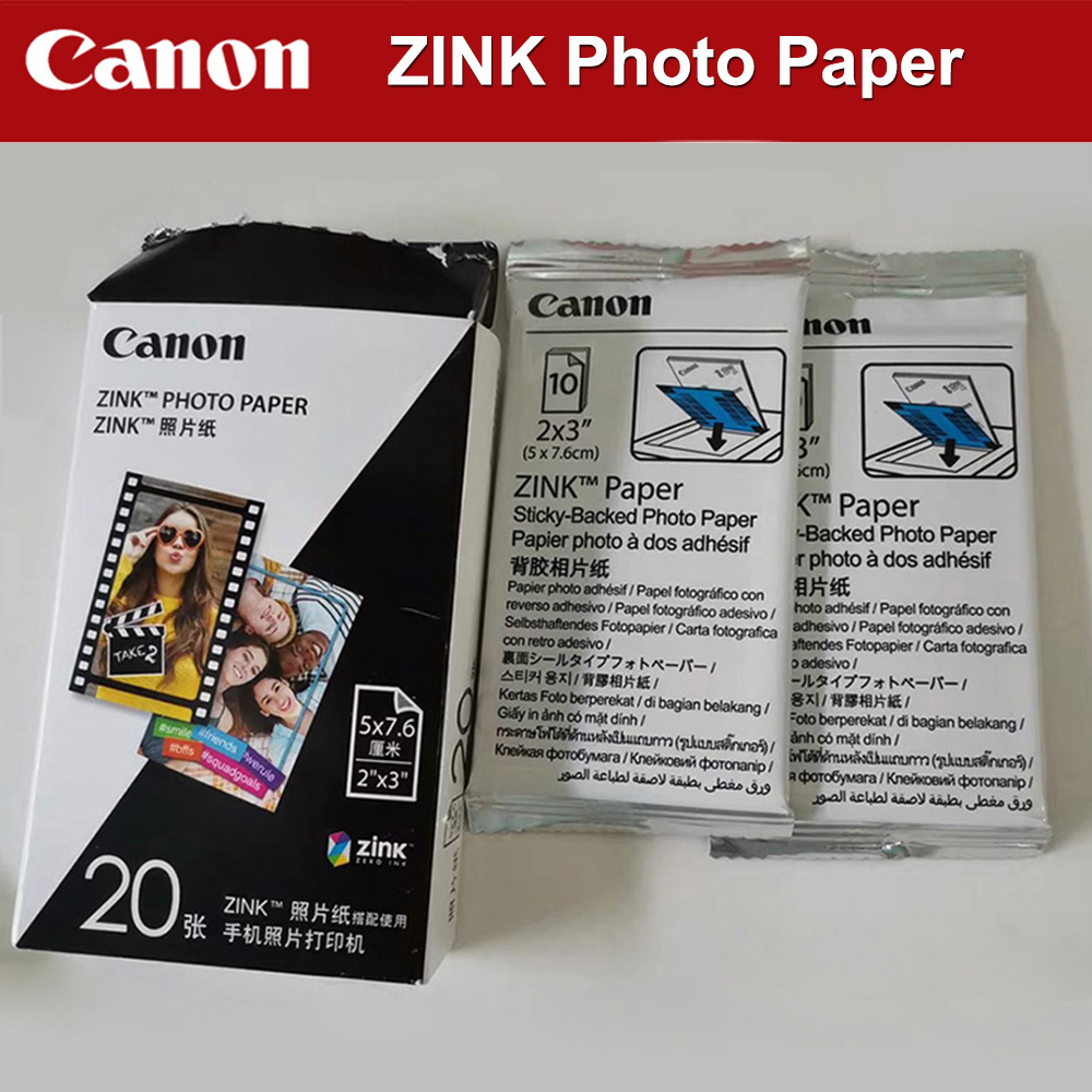 canon zink zp 2030 fotopapir 20 ark