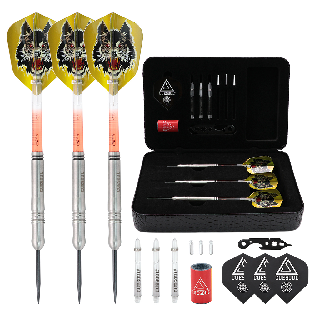 CUESOUL 90 Tungsten Steel Tip Dart Pin 21g Dart Barrel Weight Professional Steel Tip Darts 3