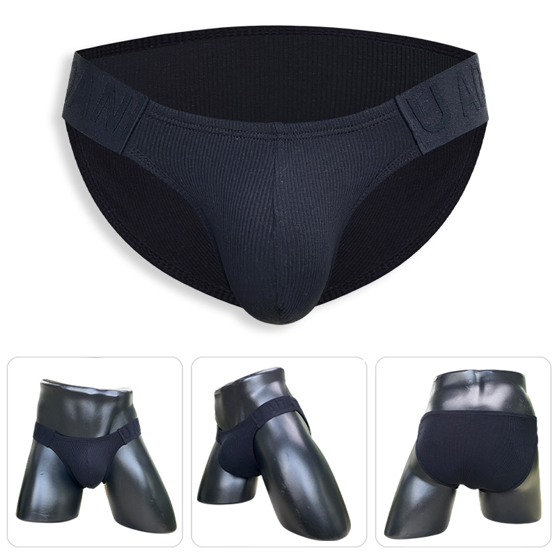 High Quality Men Underwear Cotton Briefs Sexy Low Waist Hip lift U
