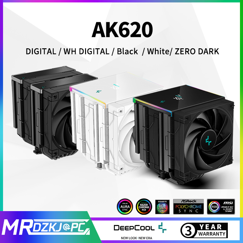 Deepcool AK620 Digital / AK620 ZERO DARK CPU Air Cooler Pure Black 6