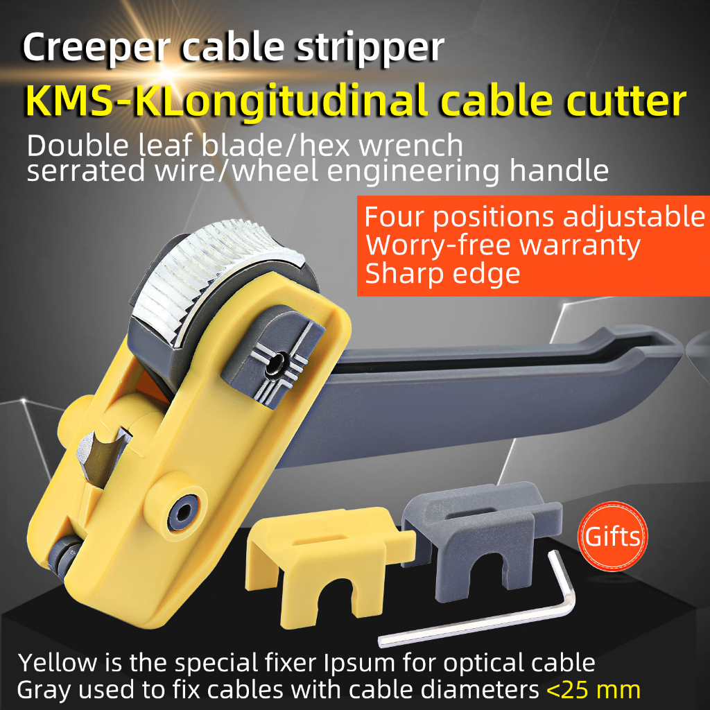 Coltello Da Stripping Cavo Fibra Ottica KMS-K Taglierina Cavi - Foto 11