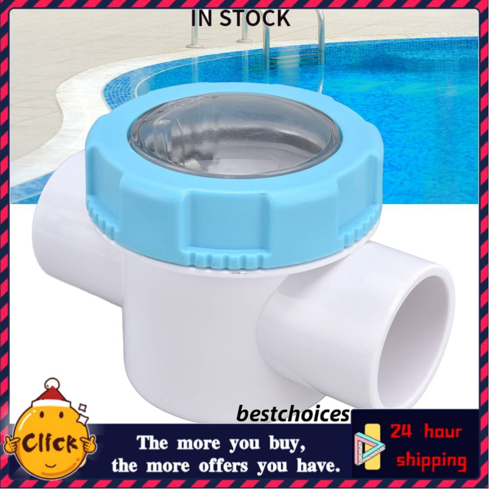 Bestchoices Swimming Pool Filter Check Valve 50mm 2Way G1 1/2 Water