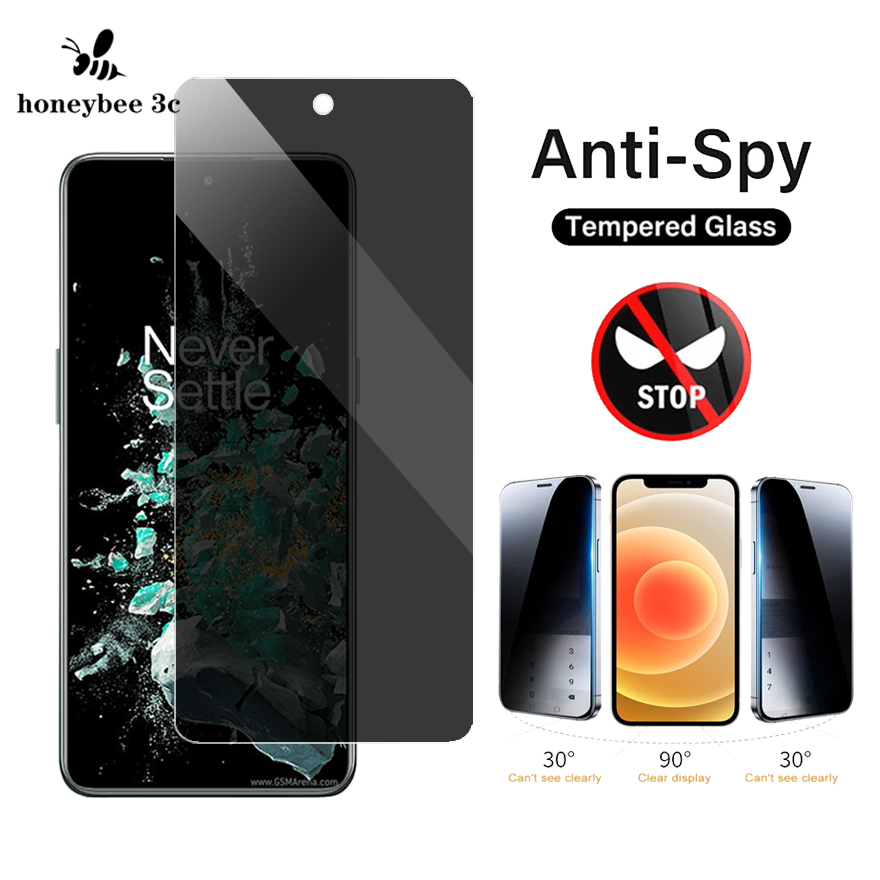 AntiSpy Privacy Tempered Glass OnePlus 10T 9 9R 9RT 8T N10 7T 6 5T 5