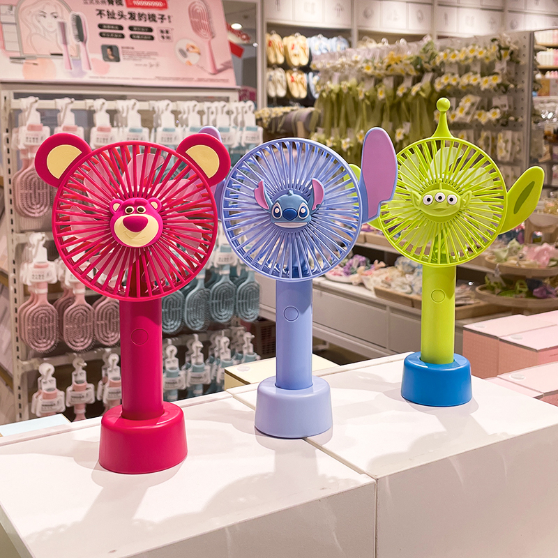 MINISO Premium Electric Fan Disney Handheld Portable usb Desktop Mini