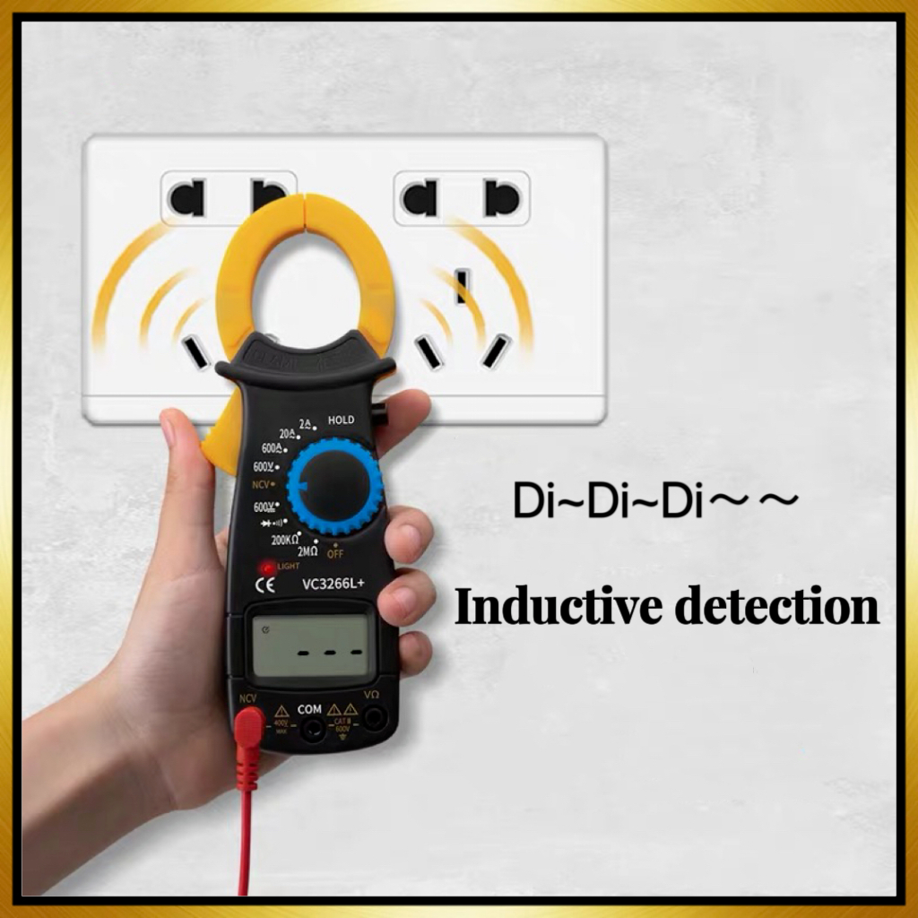 GUANHUA VC3266L Mini Digital Clamp Multimeter Amperemeter Electrical ...