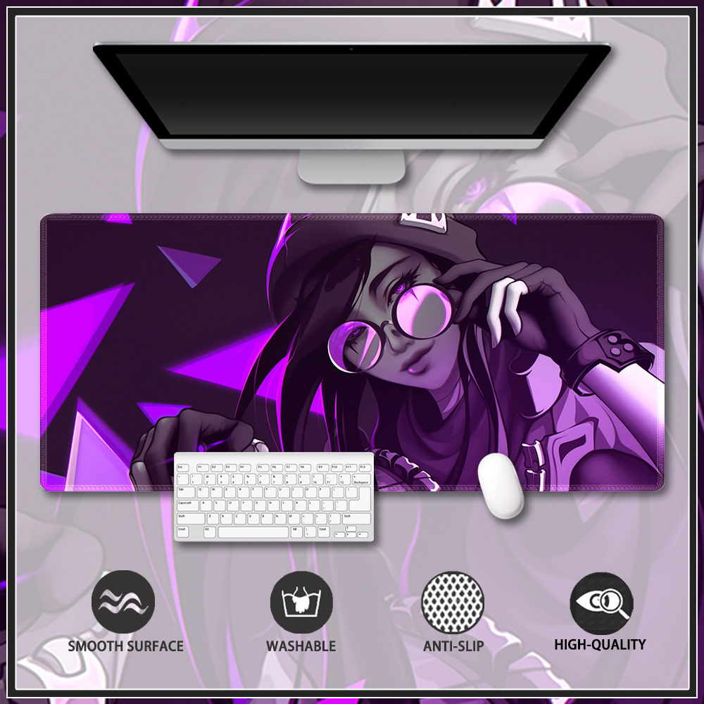 Valorant Role Customised Mouse Pad Gaming Table Mat Stitched Edge Rubber Extended Mousepad Large