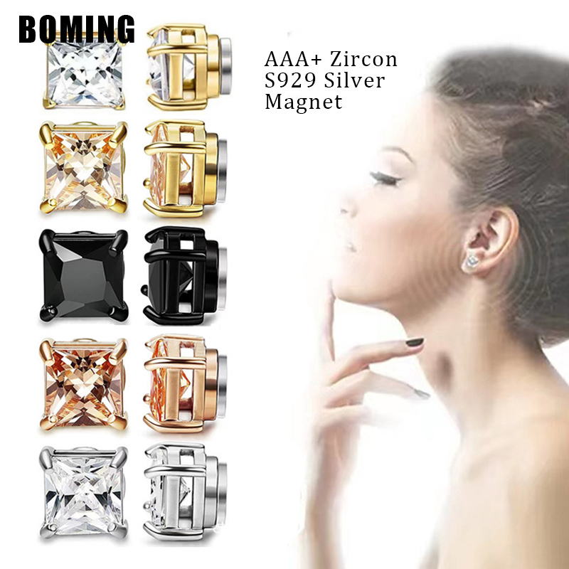 Magnetic earrings square deals