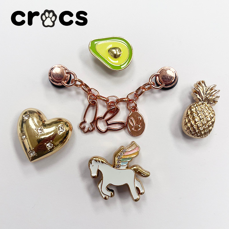 2023NEWMetal/ Crocs Jibbitz Charms /Slippers( high quality )/ jibbitz