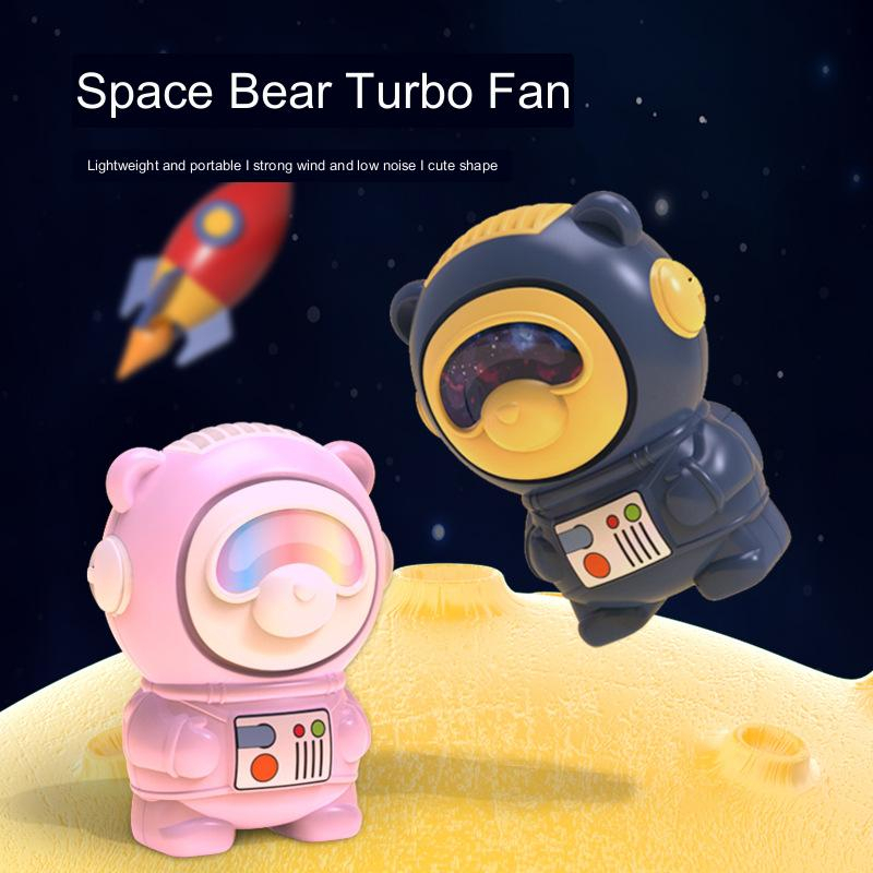 Hanging Neck Fan Space Bear Mini Creative Handheld Electric Fan Without Blades Shopee Philippines