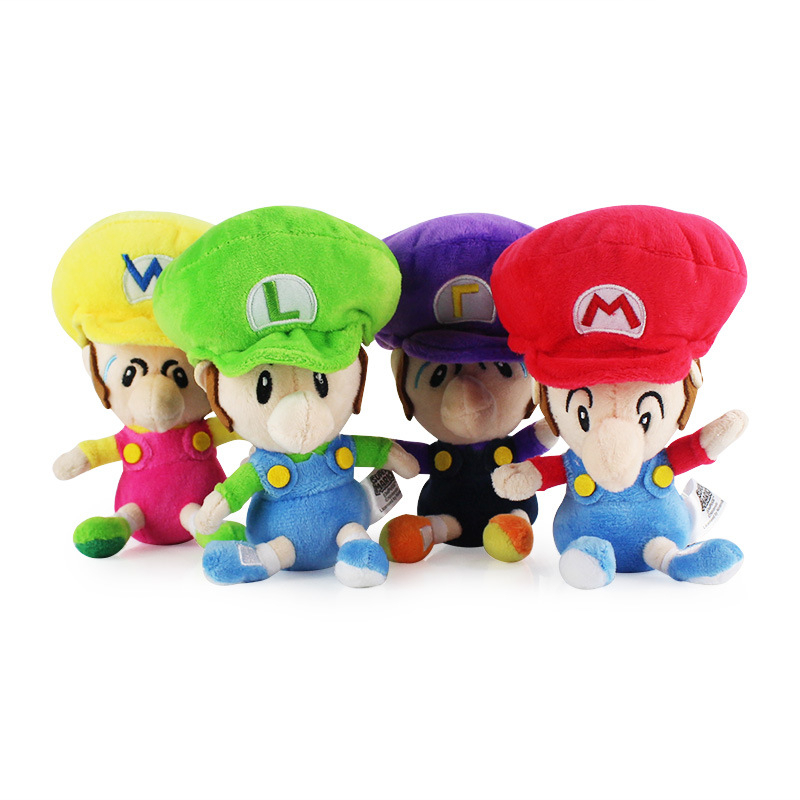 15cm Nintendo Game Super Mario Bros. Mario Luigi Waluigi Wario Baby Plush Toys Doll Soft Stuffed Plush For Children Christmas Gifts Shopee Philippines