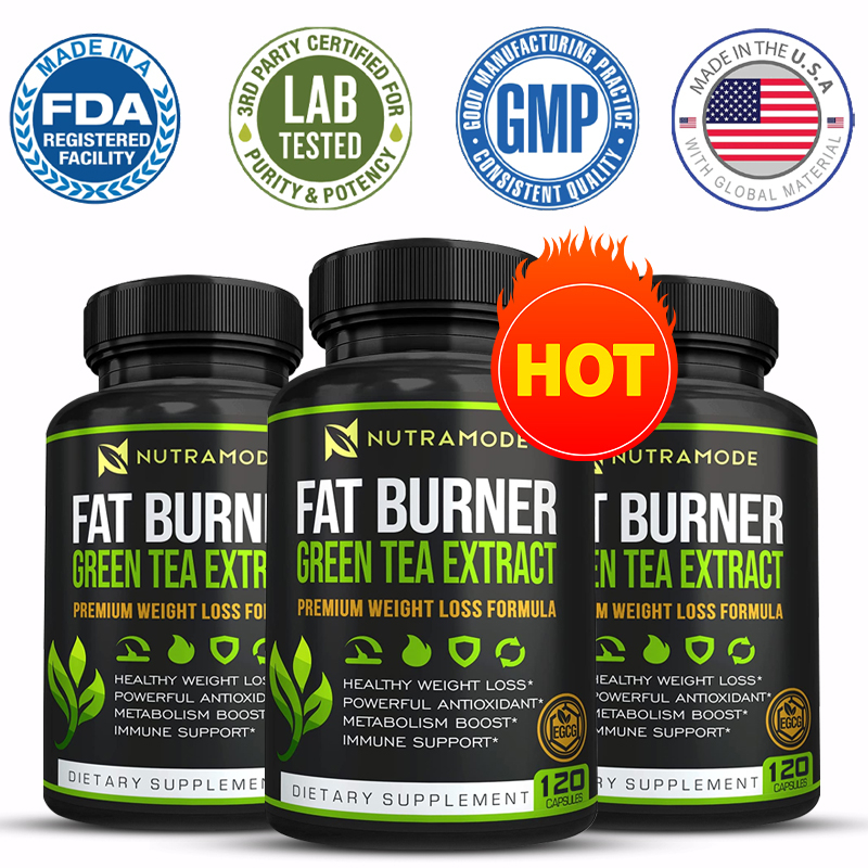 Premium Green Tea Extract Fat Burner Supplement with EGCG Natural