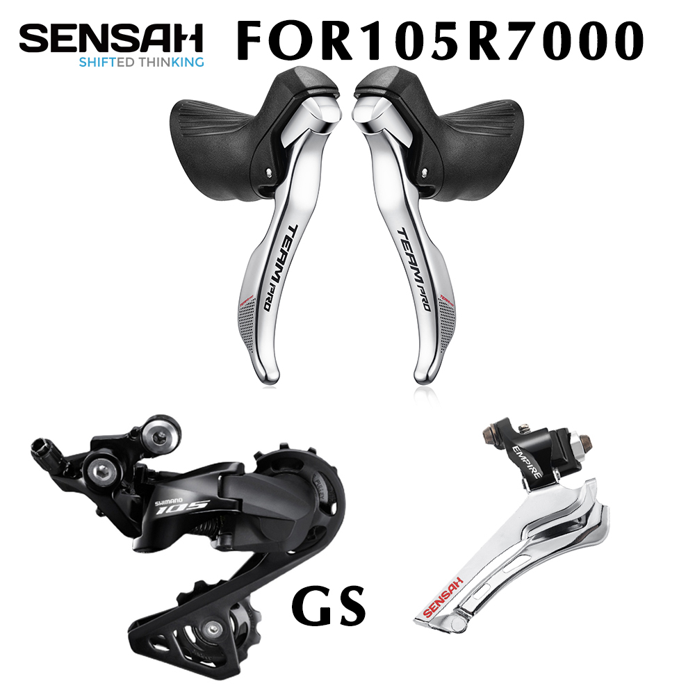 Sensah Team Pro 2X11 Speed 105 R7000 Road Bike Set Shift Front