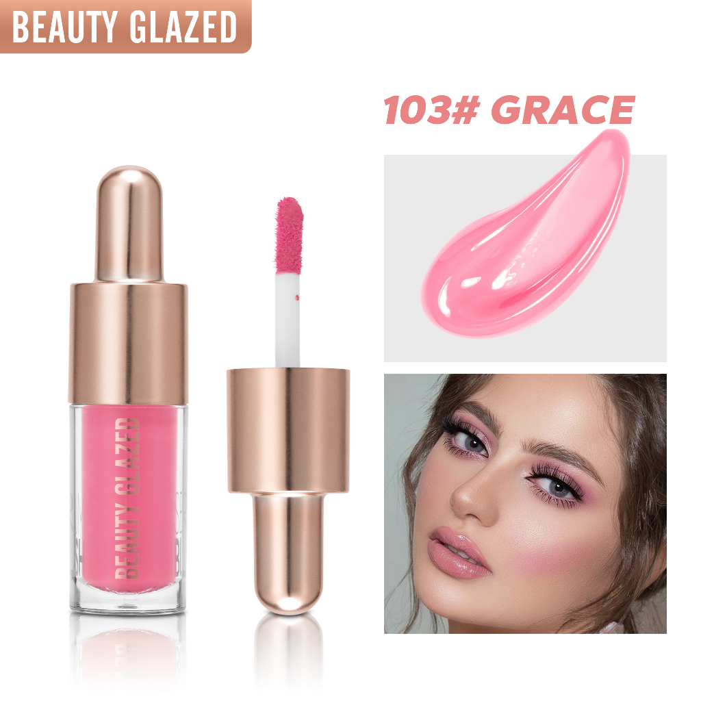 BEAUTY GLAZED Soft And Natural She Glam Liquid Blush Gel Cream Light ...