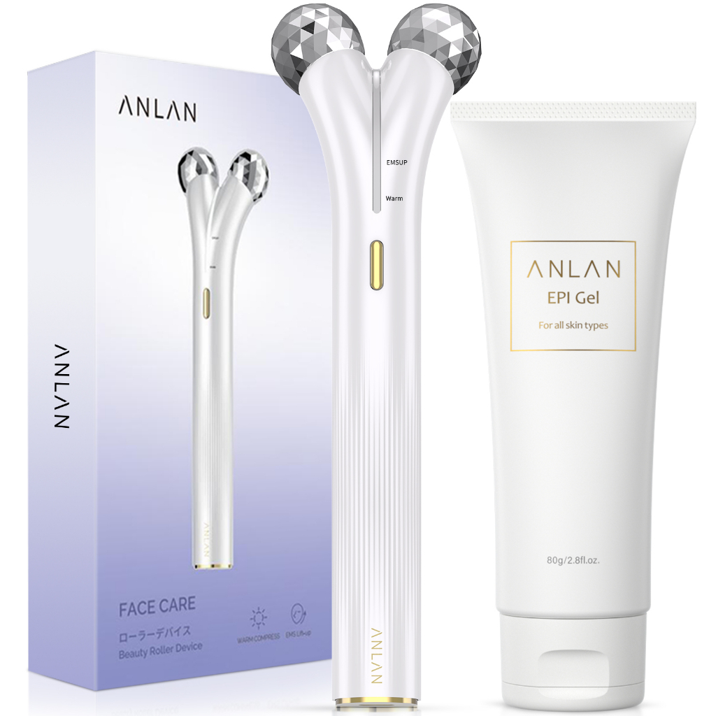 ANLAN Electric Face Roller Massager EMS Slimming Facial Lift Skin ...