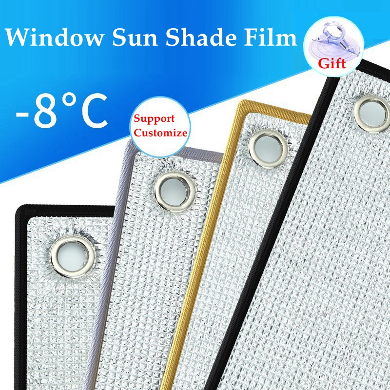 Window Sun Shade Pad Film Room Window Sunshade Covers Sun Protector
