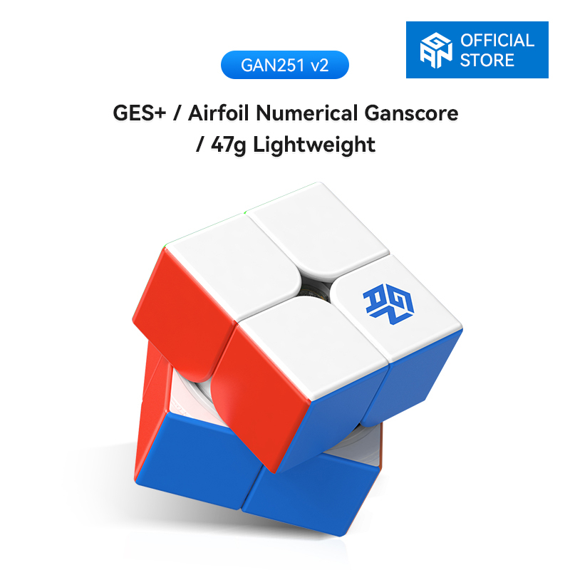 Gan 251 v2 Speed Mini Stable Small Cube for Beginner Toy 51mm 2x2 ...
