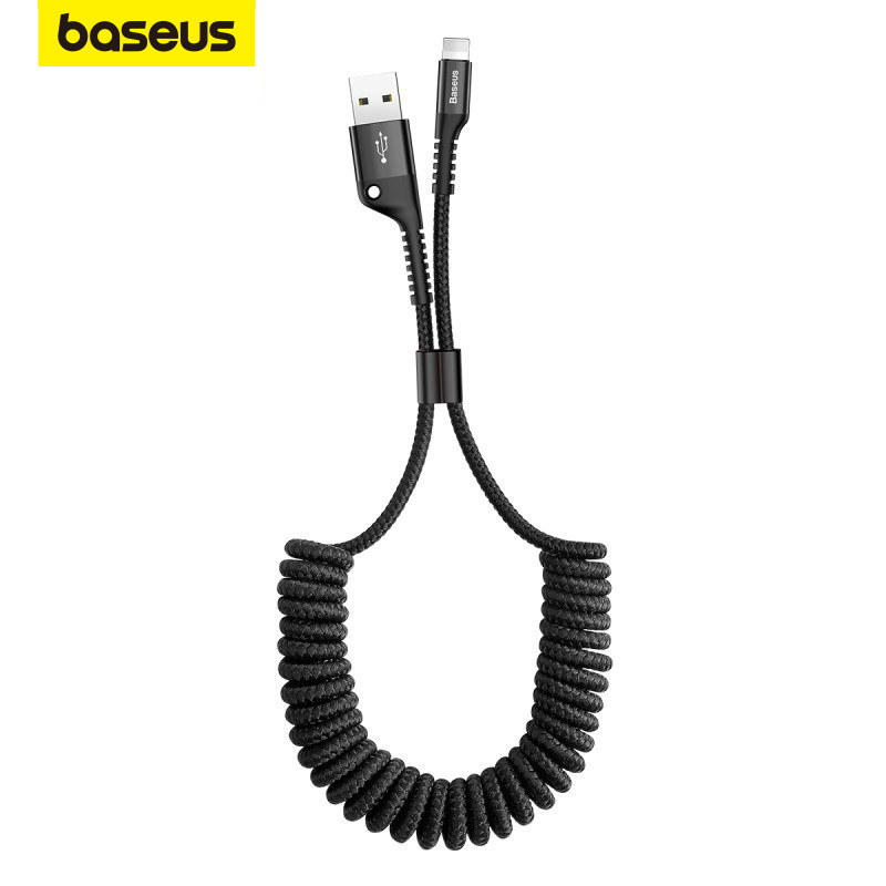 Baseus Spring USB Cable Compatible For Phone Charging | Shopee Philippines