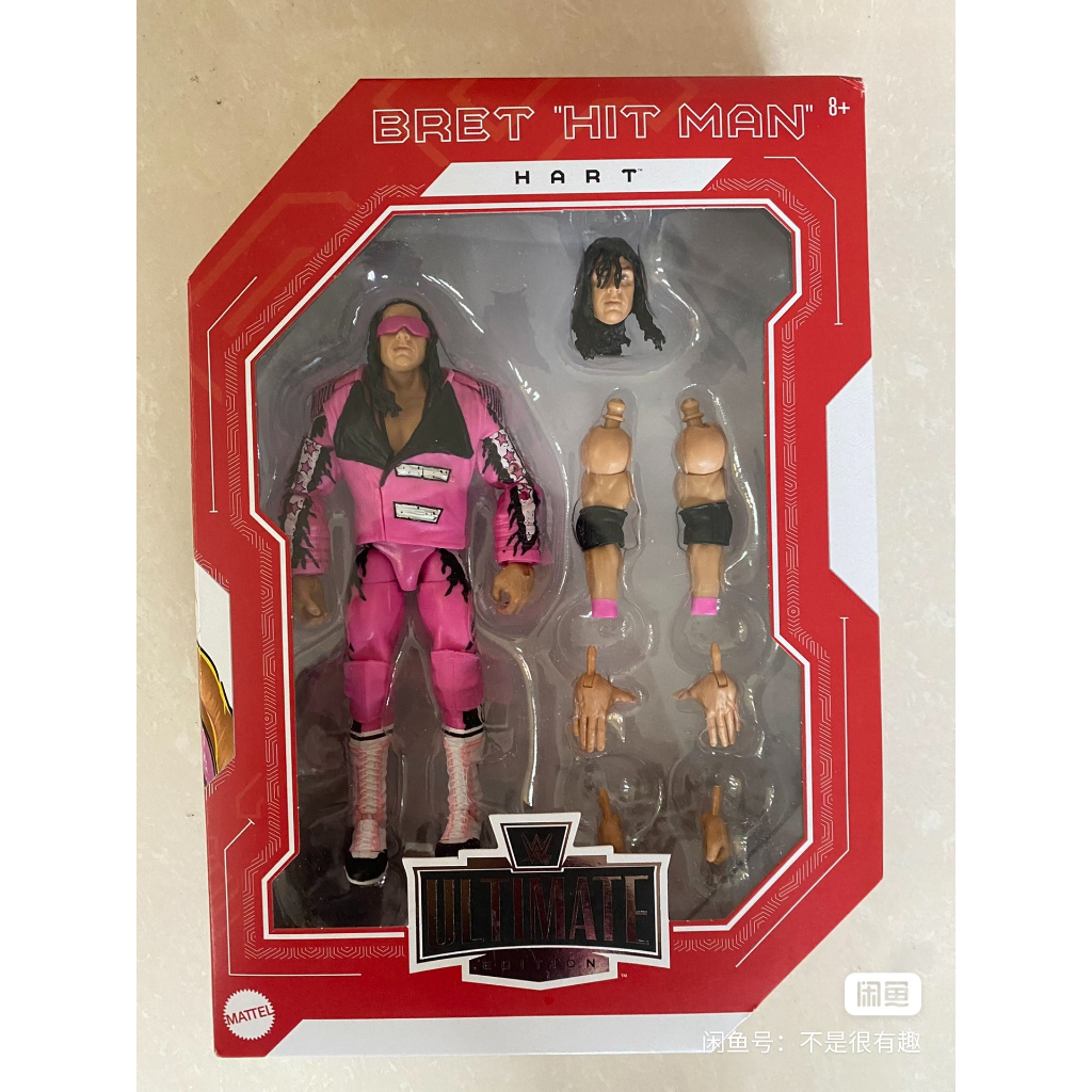 WWE Wrestling Doll Super Movable Mattel Ultimate Series ue Brehart