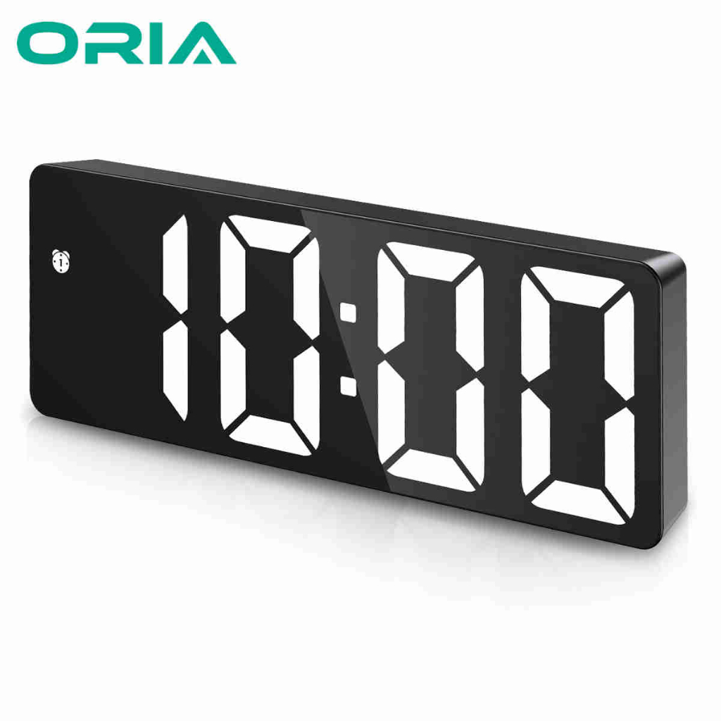 ORIA USB/Battery Powered Digital Alarm Clock with Large LED Display 3