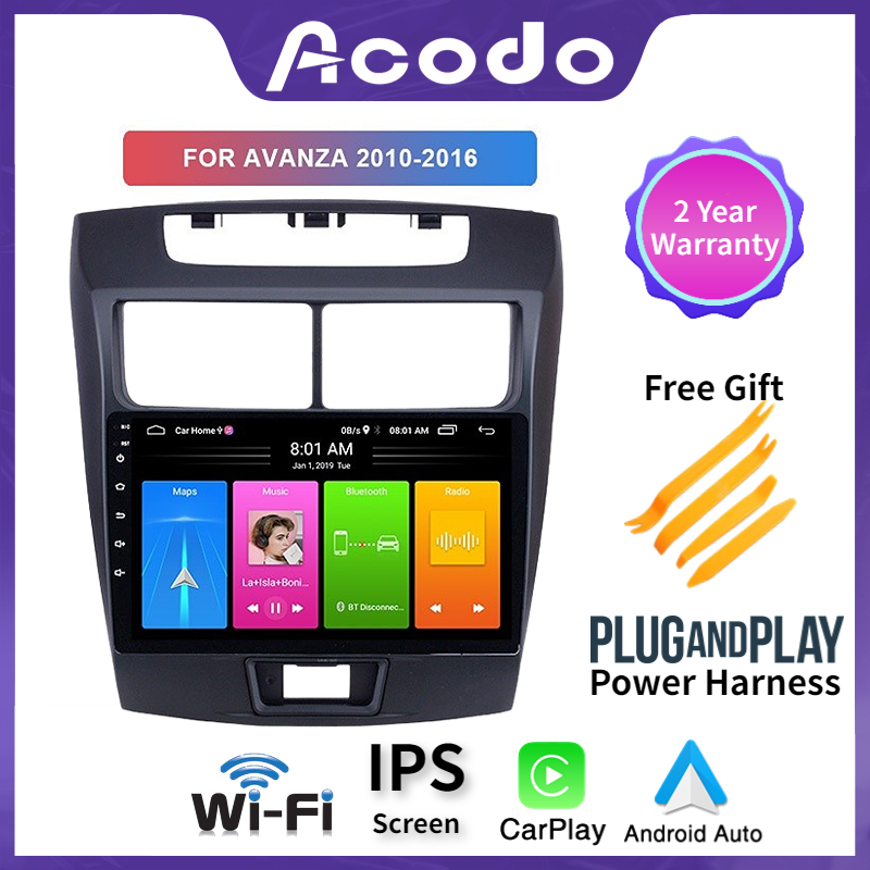 Car Android Video Player Head Unit With Frame for Toyota Avanza 2010 ...