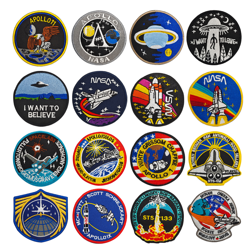 Apollo Flight Mission Spaceship NASA Embroidery Badge Tactical Military ...