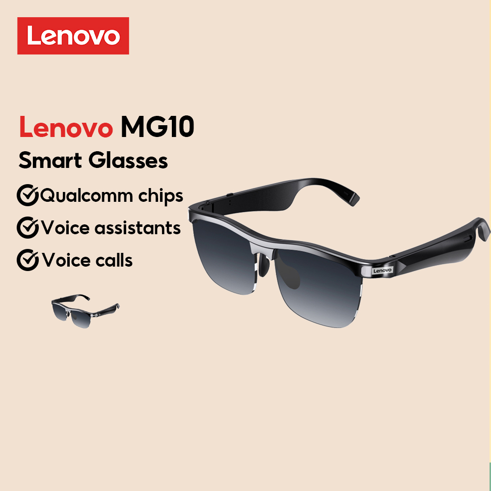 Lenovo MG10 Smart Glasses Bluetooth Voice Call Noise Reduction Anti UV