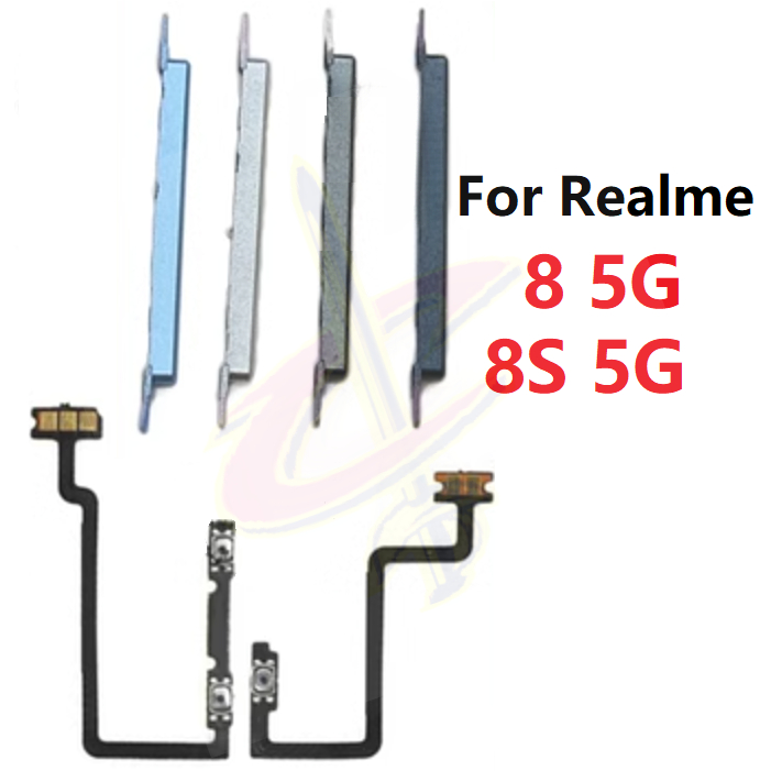 On off Power volume button flex for Realme 8 8S 5G | Shopee Philippines