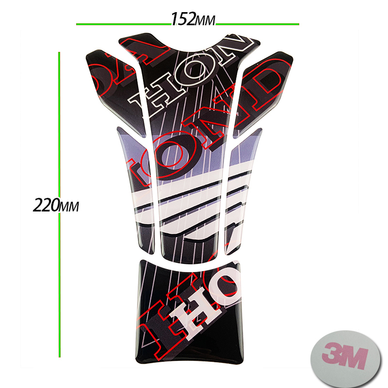 3D Motorcycle Fuel Tank Gasket Resin Gel Sticker Decal for Undefined ...