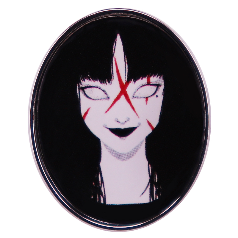 Junji Ito tomie enamel pin horror manga badge Backpack Decoration ...