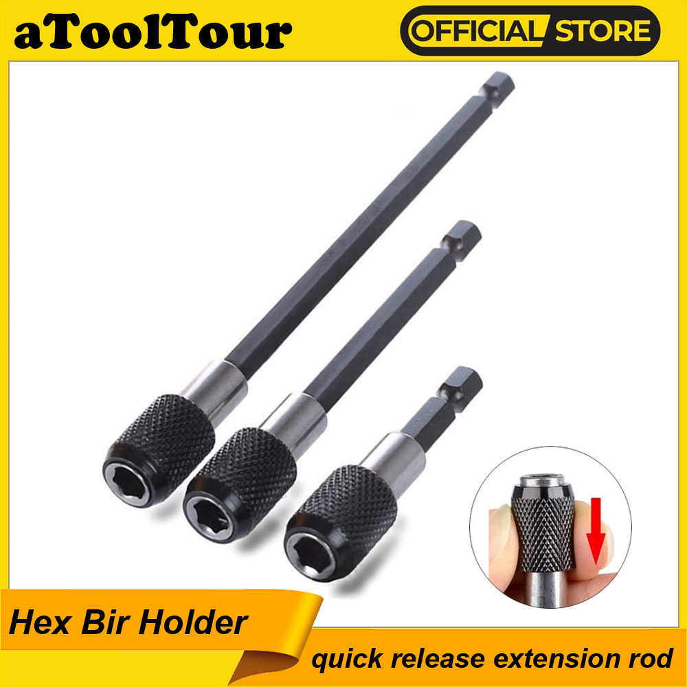Magnetic Screwdriver Hex Adapter Quick Release Drill Bit Extension Rod ...