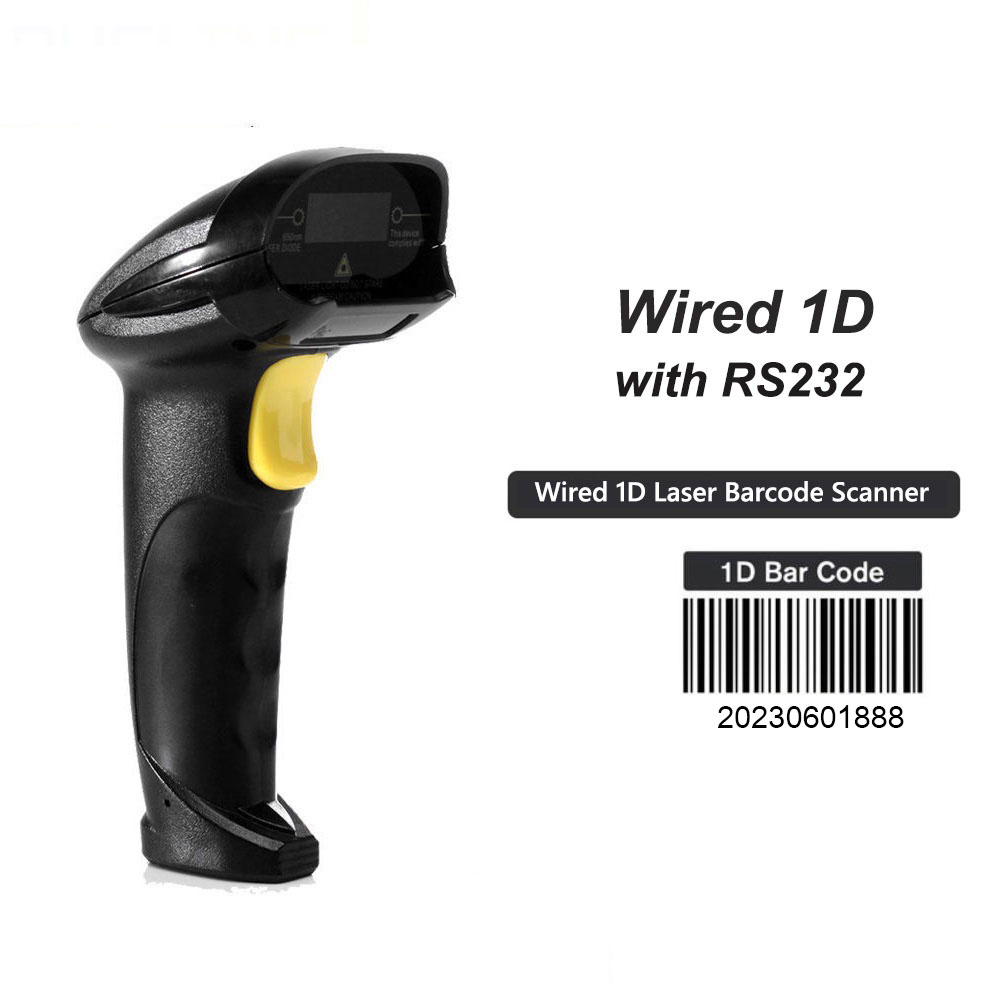 USB Scan gun express barcode wireless QR code laser scanner keyboard