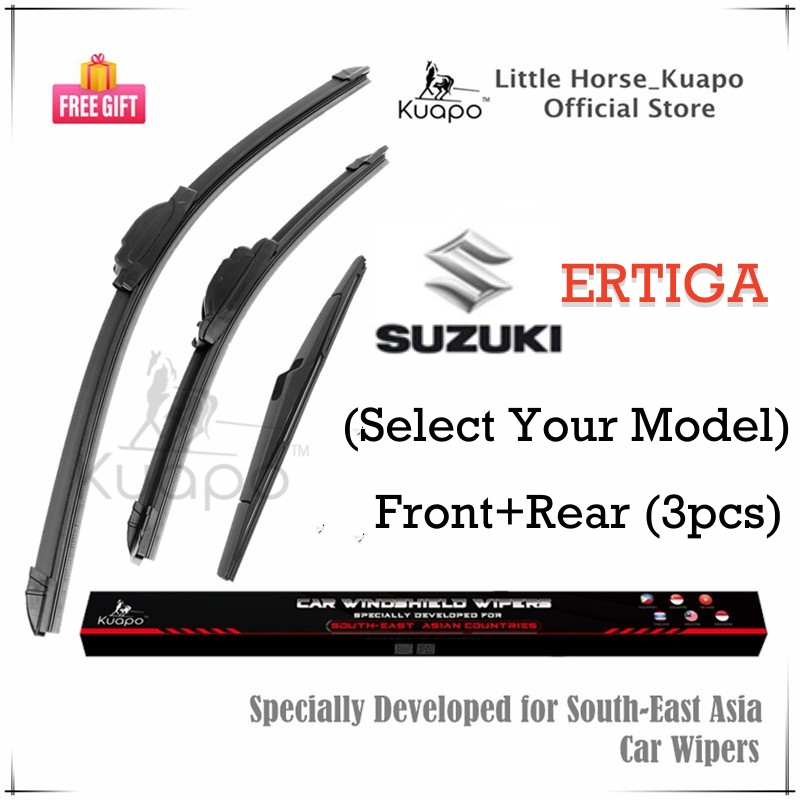 (Front+Rear 3pcs) Suzuki ERTIGA Wiper Blade Set for (Select Your Model