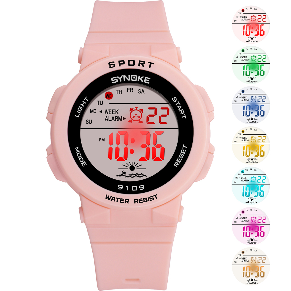Women's Watch Multi functional Fashion Simple Digital Electronic Watch  Student Watch