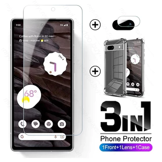 Custodia Per Google Pixel 8 – Fondo Trasparente Con Fiori Girasole – TPU Morbido Antigraffio – Sottile E Leggera - 3