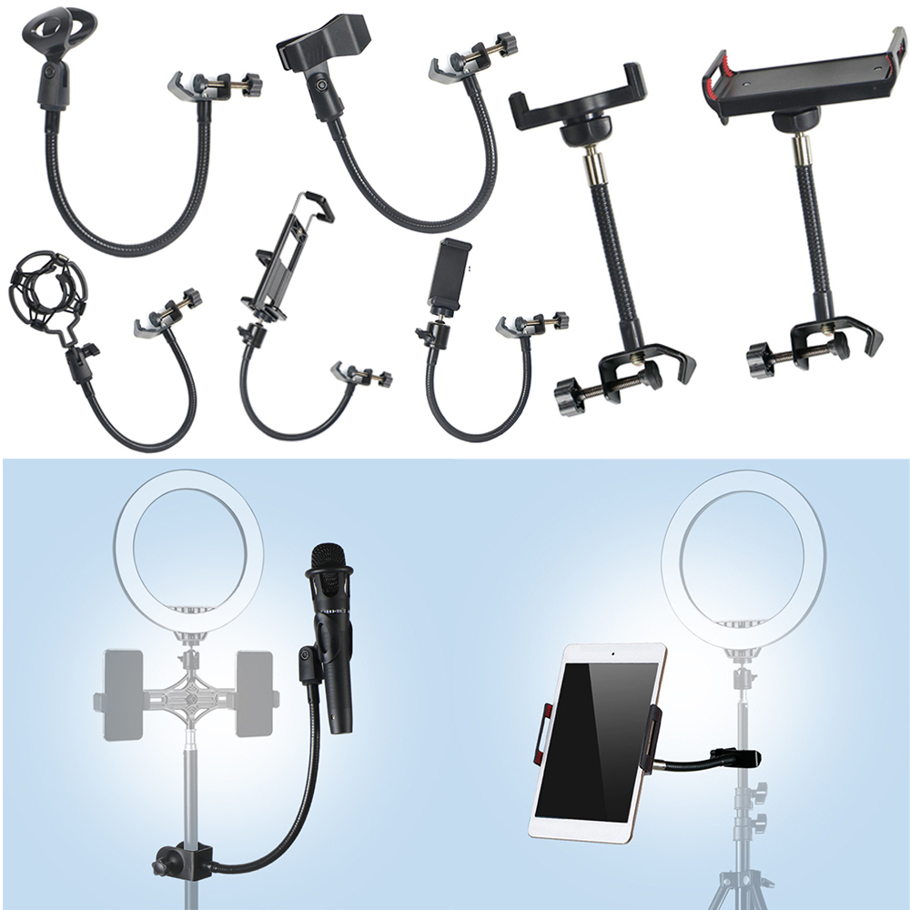 Cell phone tablet live bracket multifunction tripod universal ...