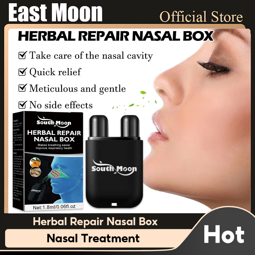 South Moon Herbal Nasal inhaler Treatment Rhinitis Sinus Tersumbat ...