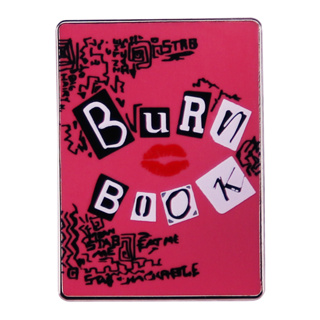 Mean Girls Burn Book Badge Brooch Pin Accessories For Clothes Backpack  Decoration gift