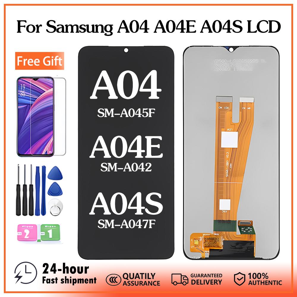 For Samsung Galaxy A04 Sm A045f A04e Sm A042 A04s Sm A047f Lcd Touch Screen Replacement Shopee