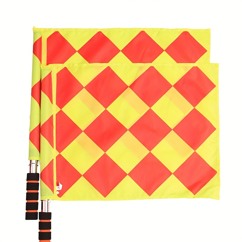 A border flag, patrol flag, referee's hand flag, football training ...