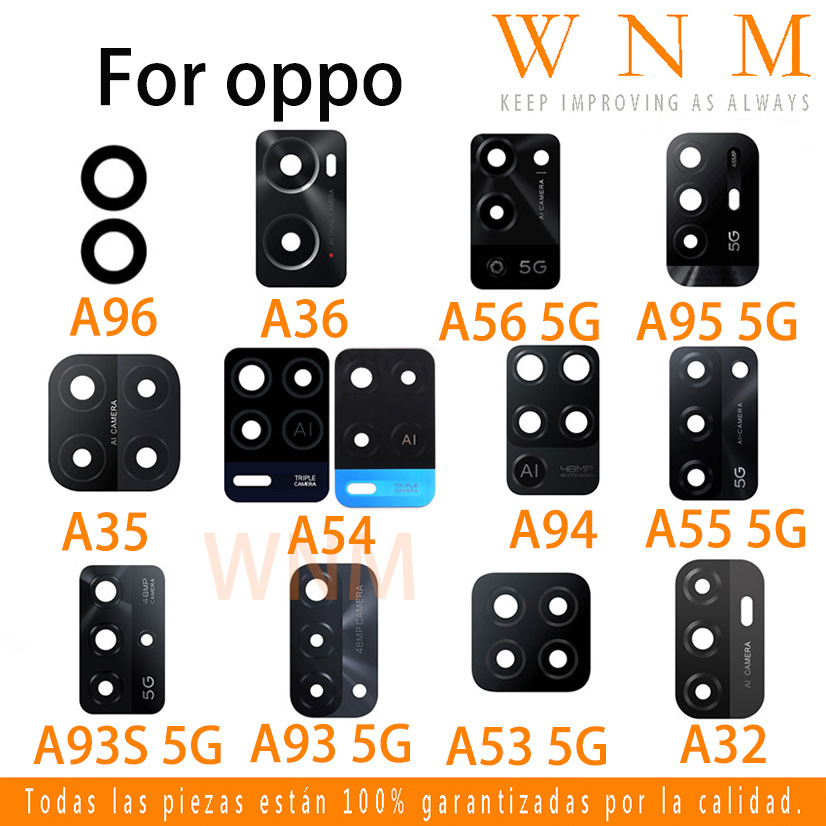 For Oppo A32 A35 A36 A53 A54 A55 A56 A93 A93S A94 A95 A96 5G 4G rear ...