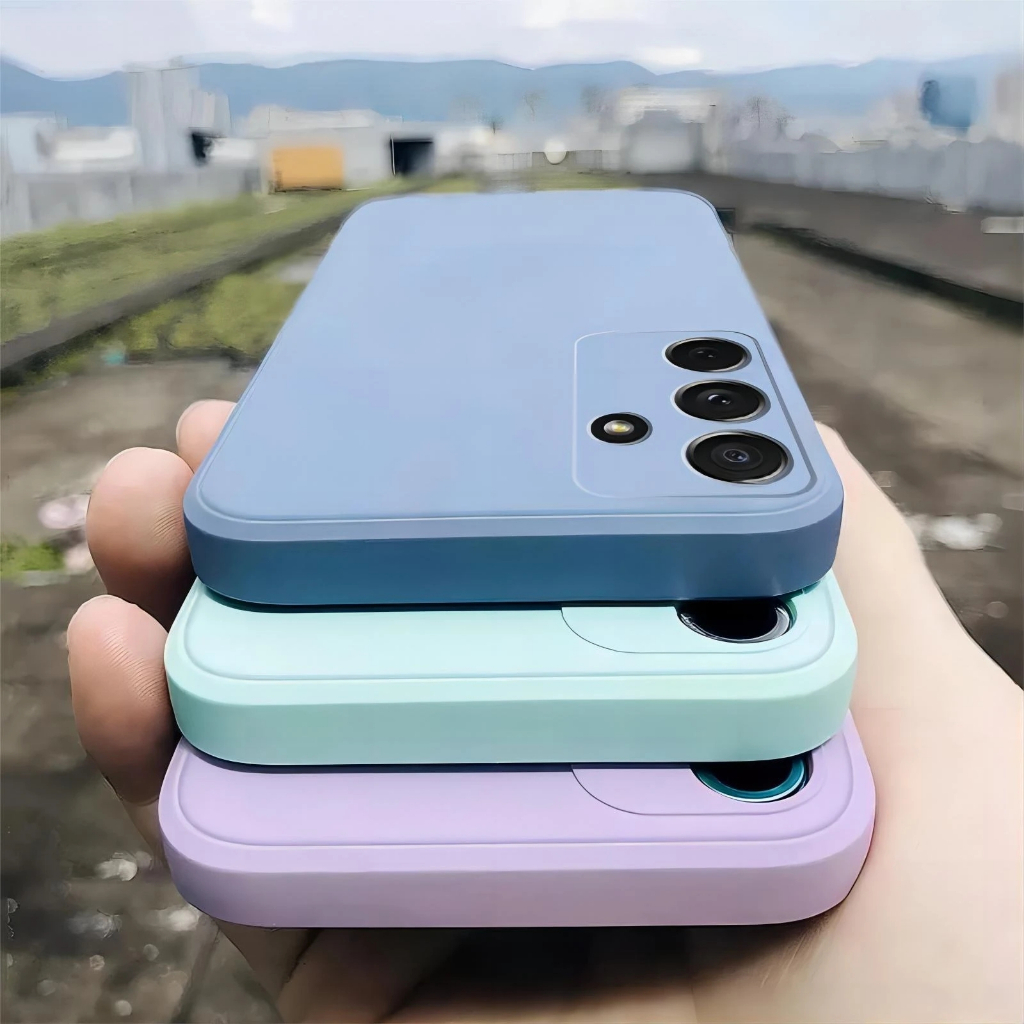 Square Liquid Silicone Case For Samsung Galaxy A56 A36 A26 A06 A16 A55