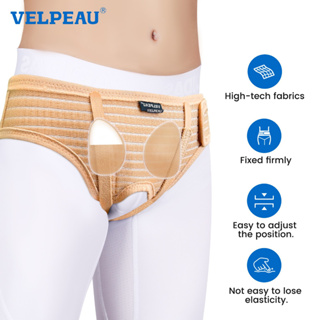 VELPEAU Umbilical Hernia Belt Infant for Infantile Belly Button Band with 3  Hernia Pads Navel Band Adjustable for Newborn/Kids